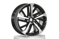 17x7.5 Black Machined Wheels Rims 5x100 Jdm Sport Compact Mxg Style Set Of 4