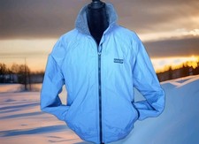 Patagonia Purple Bomber Fleece Lined Retro Women’s Jacket Sz 11/12 Made in USA