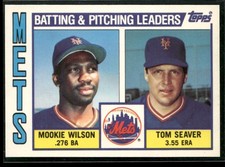 1984 Topps Tiffant Mets Team Ldrs Tom Seaver #246 ~ NM-MT ~