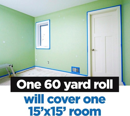 ScotchBlue Original Multi-Surface Painters Tape, 1 Inch 0.94" Width, Blue - Picture 7 of 12