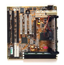 SOLTEK SL-61D Slot 1 + Intel Celeron 400Mhz + 64RAM Retro gaming set