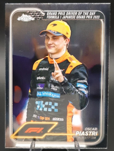 Oscar Piastri 2024 Topps Chrome F1 Formula 1 Racing #174 Mclaren