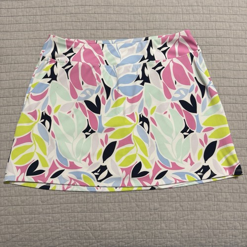 Tommy Bahama Golf Athletic Sport Skort Built in Shorts Floral Women's Size Large - Picture 1 of 14