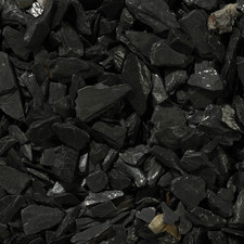 40mm Welsh Slate Charcoal Grey Decorative Garden Chippings Approx 20kg Polybag