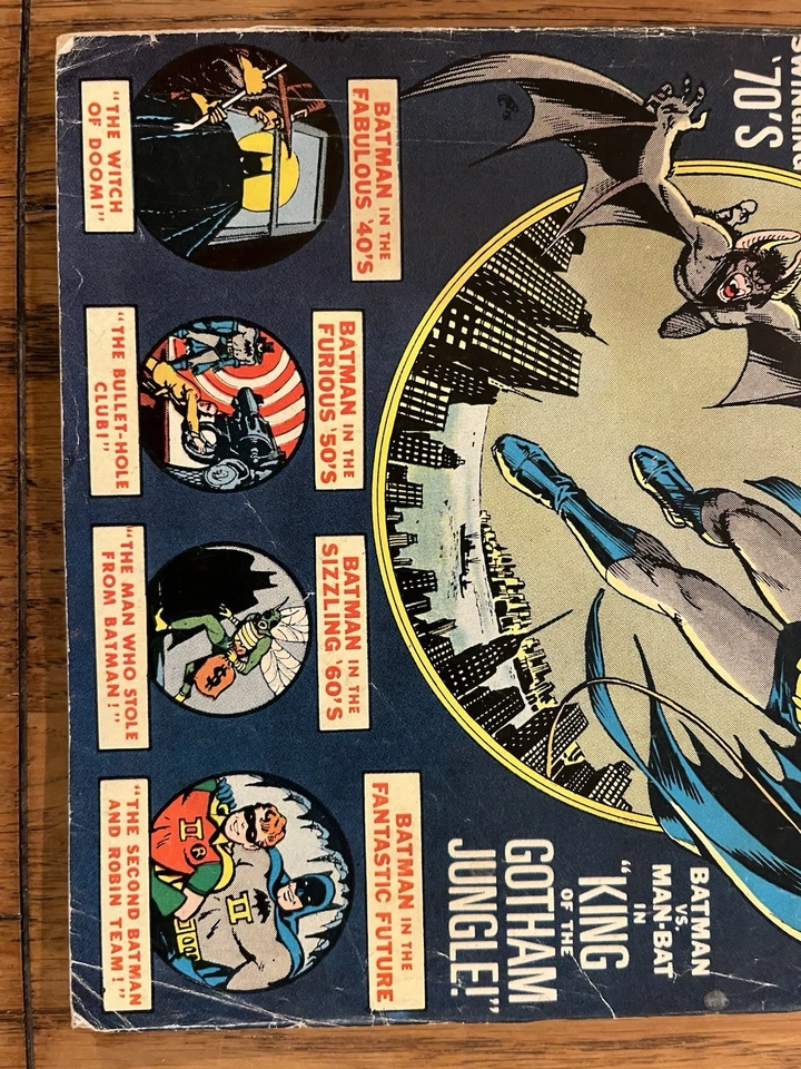 Batman #254 Neal Adams Man-Bat Cover Super Spectacular 100 page DC Comics 1974 - Image 3 of 4