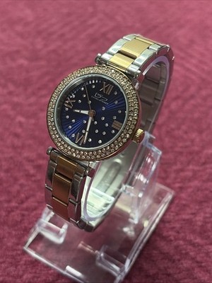 Daniel Steiger 32mm Blue Dial Diamond Accent Ladies Watch 7 