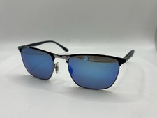 Ray Ban RB3686CH 9204/4L Blue Chromance Polarized Sunglasses Cracked Lens Italy