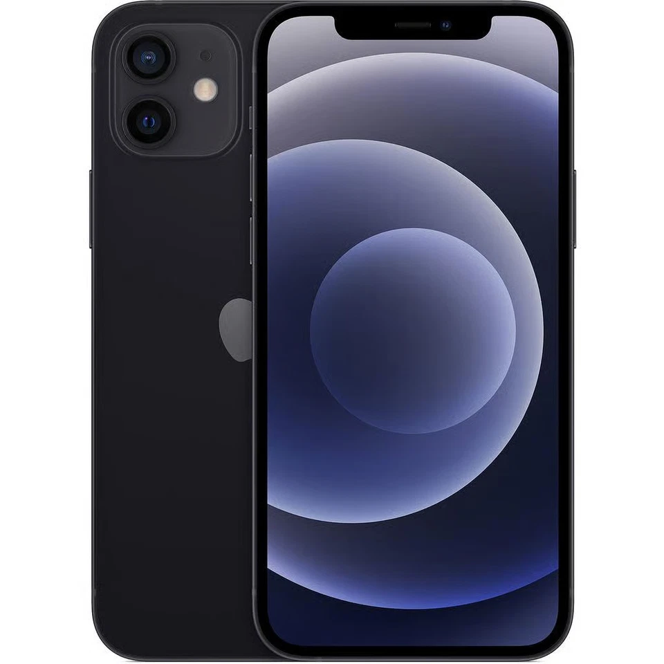 Apple iPhone 12 256 Go Noir - Excellent état - Garantie 1 an - Photo 1/1