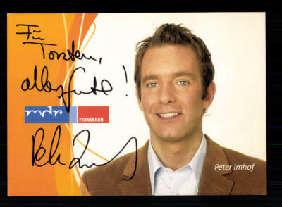 Peter Imhof Autogrammkarte Original Signiert # BC 140234