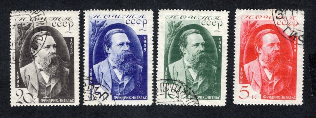 USSR 1935 stamps Zagor#416-419 START22%ONLY used CV=38$