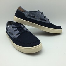 Toms Men's "Dorado" Navy Heritage Canvas/Rugged Chambray Mix