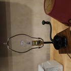 Vintage Coffee Grinder with drawer Table Lamp Arts & Crafts Shade Retro Funky — photo 10
