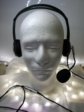 Stereo Communication Wired Headset w/ Microphone RCA