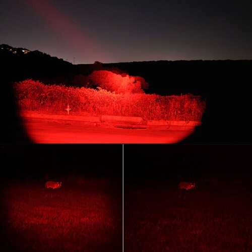 3x Taktisch Zoom Grün/Rot/Weiß LED Taschenlampe Fackel Jagd Licht Lampe DE - Bild 11 von 11
