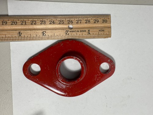 Set of Two Cast Iron Pump Flange Set for Circulator Pumps - 3/4, Red - Picture 3 of 3