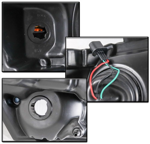 FOR 09-14 FORD F-150 F150 PICKUP BLACK PROJECTOR HEADLIGHT HEADLAMP W/8000K HID - Bild 4 von 4