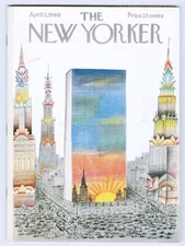 New Yorker magazine April 2 1960 Saul Steinberg skyscrapers Brian Friel FINE