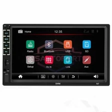 7in Double DIN Car Stereo Radio MP5 Player Touch Screen Bluetooth Backup Camera