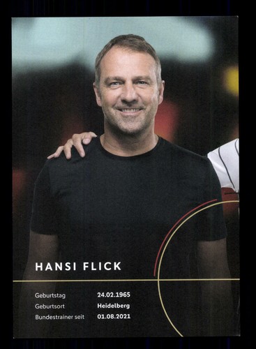 Hansi Flick DFB Autogrammkarte 2020 Original Signiert - Picture 2 of 2