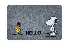 Peanuts Fussmatte/Fussabstreifer Snoopy + Woodstock Hello T&uuml;rmatte 60x40cm