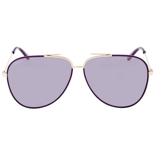 Wildfox Airfox II Deluxe Mirrored Aviator Sunglasses 57mm Pink/Purple w/Silver F Wildfox | Accessories | Wildfox Airfox Ii Deluxe Mirrored  main image 4