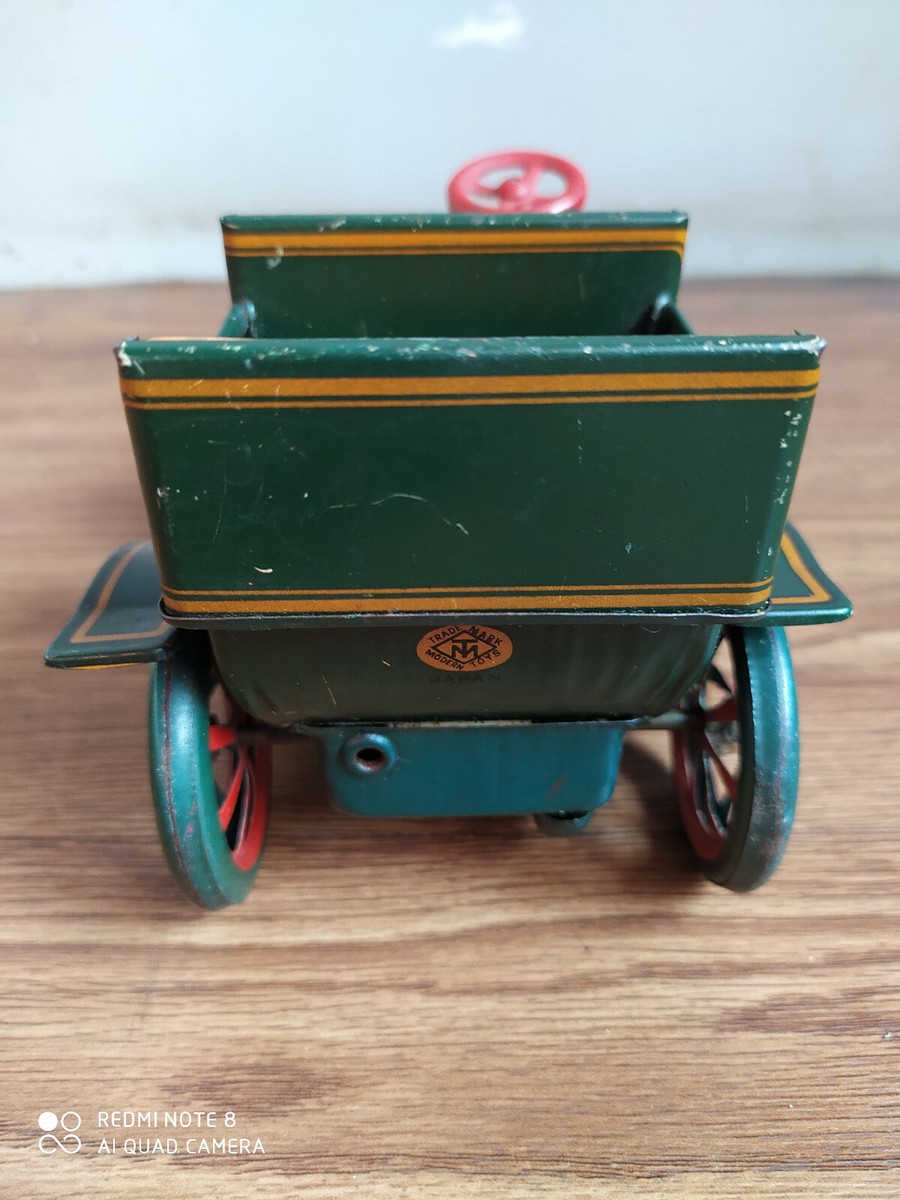 Rare vintage friction powered tin toy car of 60's made in