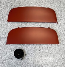 Pair Flush Mount Fender Skirts W Rubber For 1951-1952 Chevy Passenger Car