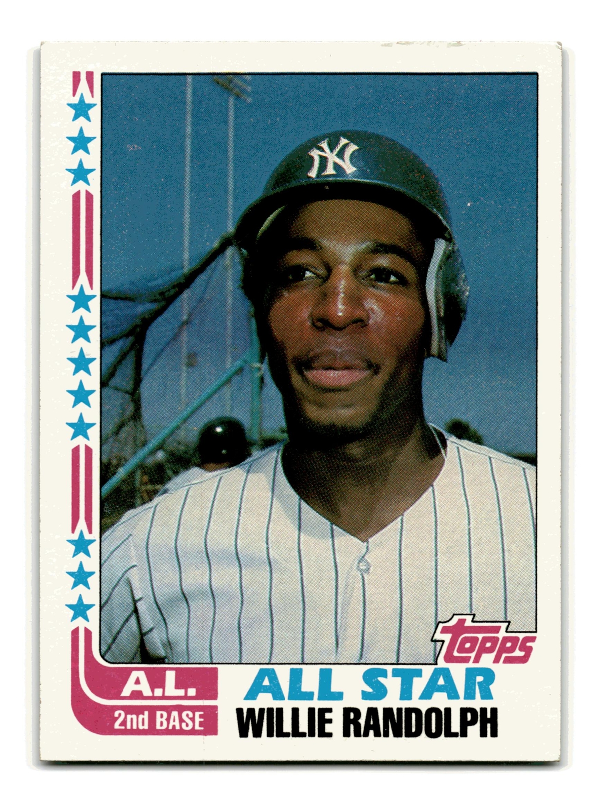 Willie Randolph 1982 Topps #548 New York Yankees VG-EX