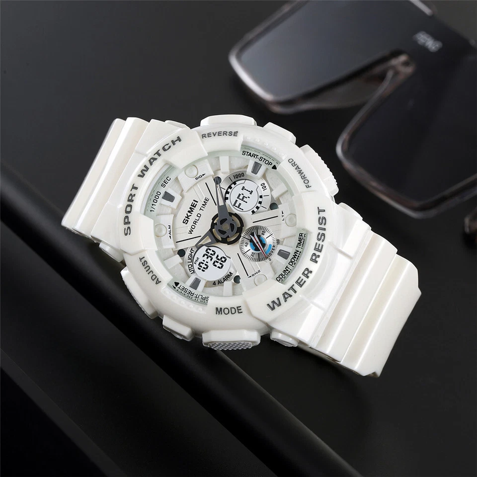 SKMEI Men Digital Quartz Watch Military Sport Wristwatch Outdoor Watches Boys- - Image 3 of 4