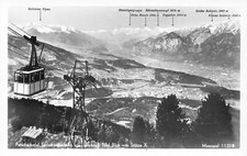 Austria Patscherkofel Seilschwebebahn Innsbruck Tirol Cable Car RPPC postcard