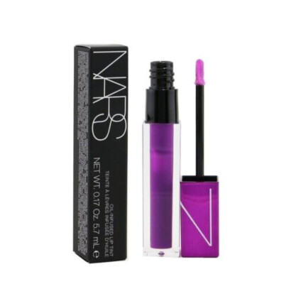 NIB Full Size Nars Oil-Infused Lip Tint 0.17 oz / 5.7 ml  DISCO INFERNAL 1144
