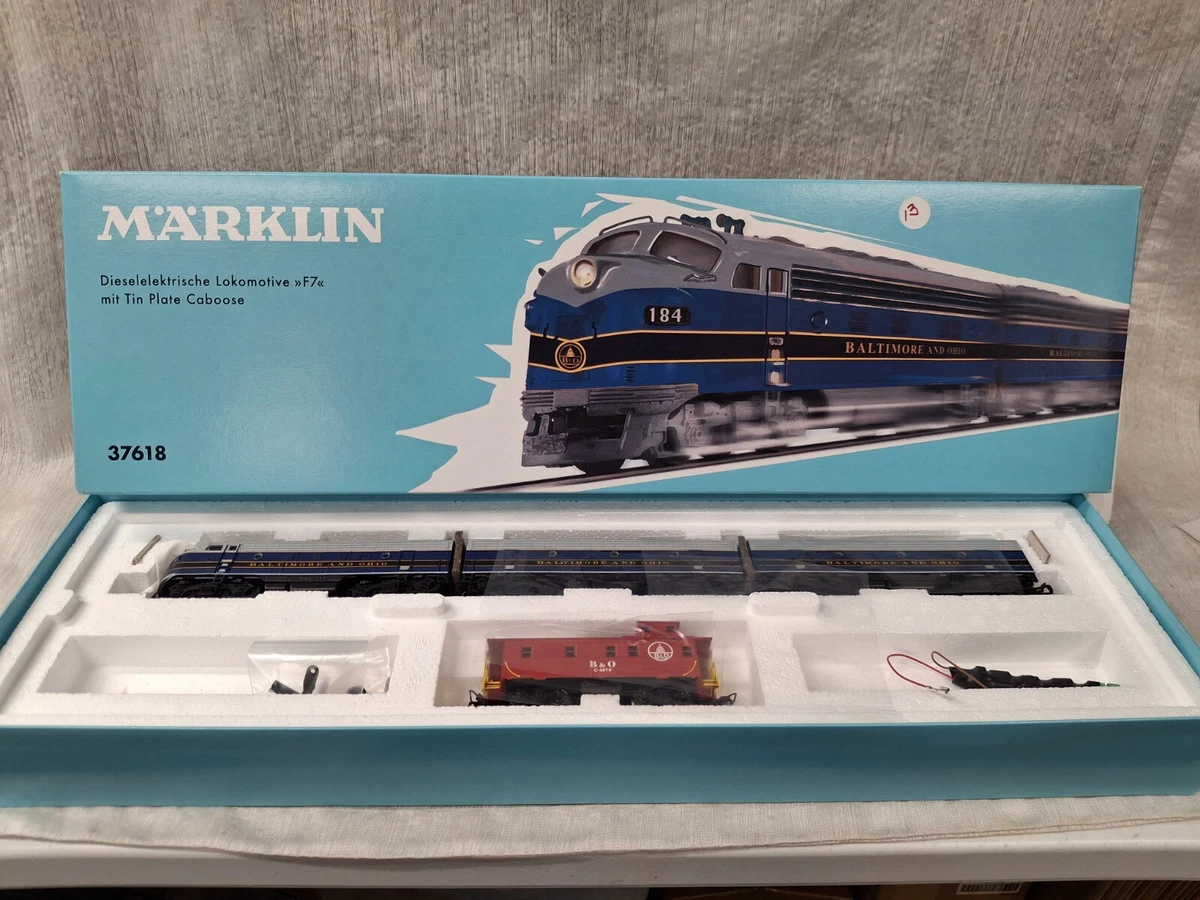 MARKLIN HO 37618 DIGITAL BALTIMORE & OHIO F7 ABB DIESEL ENGINE W