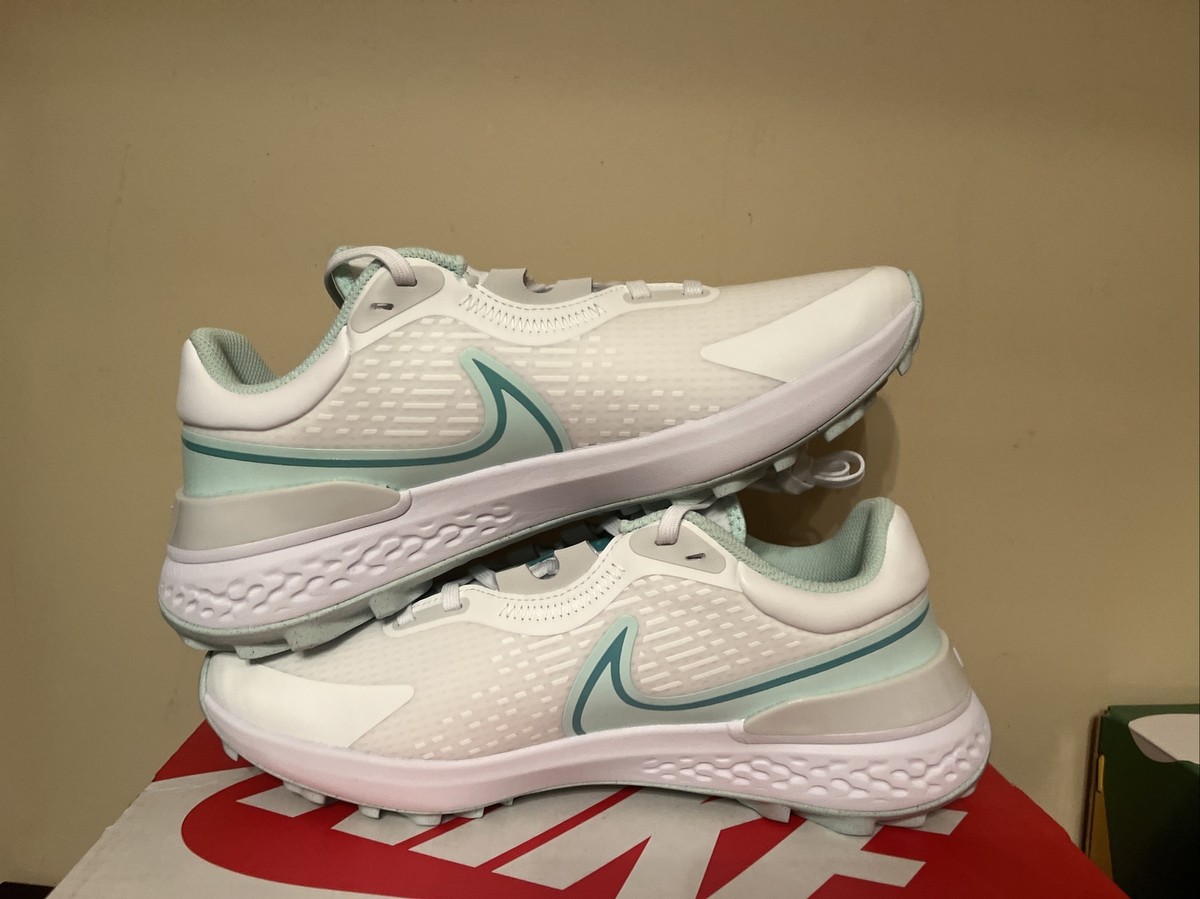NEW NIKE men\'s infinity pro two shoes - wide in white/mint NEW Nike Men main image 2