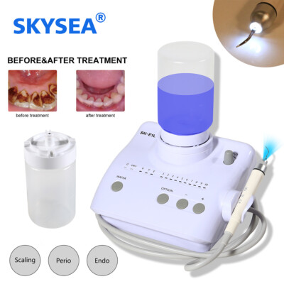 SKYSEA Dental Ultrasonic Piezo Scaler LED light Handpiece fit Cavitron EMS Tips