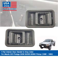 Interior Door Handle Gray For Mazda 323 Protege B2000 B2200 B2600 1986 - 1995