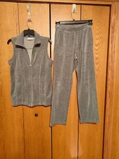 Vest and pant set. Perfect for lounging around or on the go