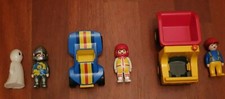 Playmobil 1 2 3  -  Fahrzeuge, Figuren, Konvolut, Ritter, Gespenst, Rennauto, ..