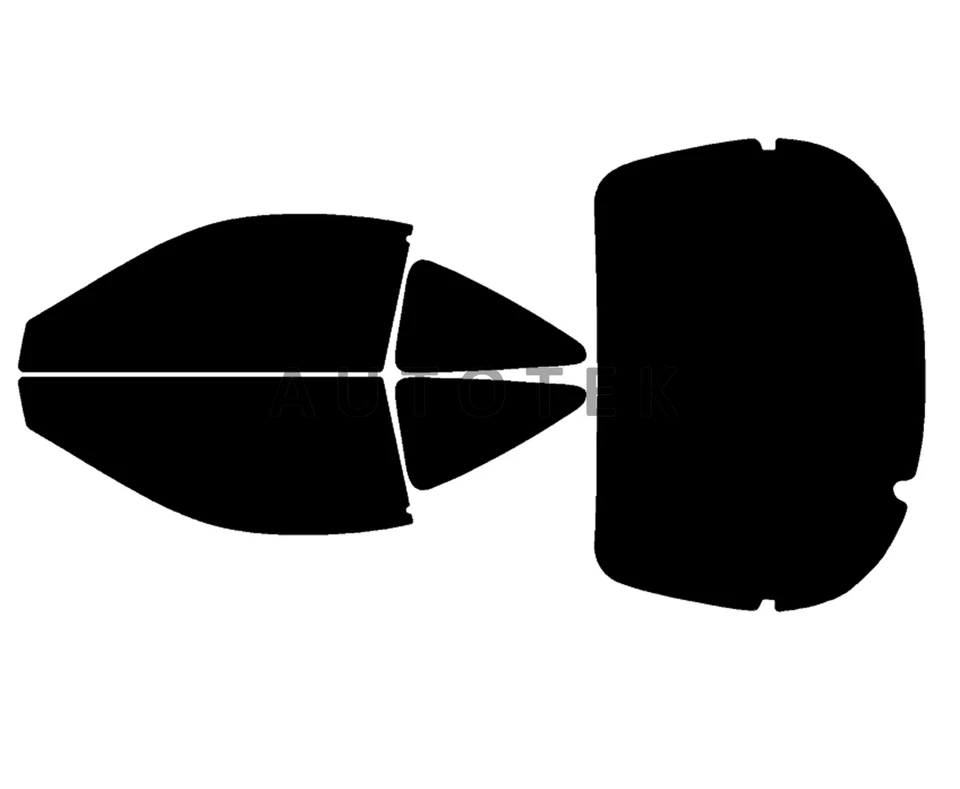 Precortado todos los lados + ventana trasera cualquier pantalla de tinte para Acura Integra cupé 1994-2001 Foto 3 de 4