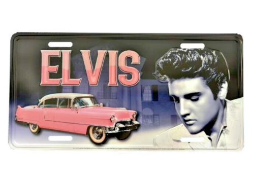 Elvis Presley Automobile License Plate  6 X 12 Embossed Aluminum **NEW** - Foto 1 di 1