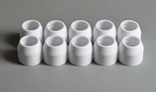 P-80 Ceramic Cup Alumina Nozzle Shroud Plasma Cutter Consumable 10pk