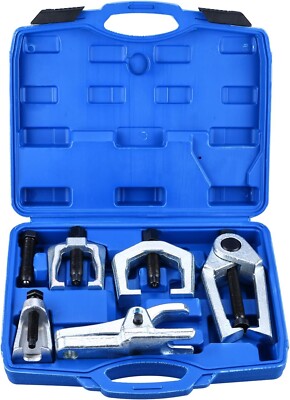 6Pcs Front End Service Kit Pitman Arm Puller Ball Joint Tie Rod Removal Tool Kit