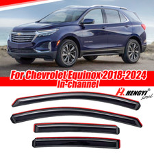 Window Visor Rain Guard Windshield For Chevrolet Equinox 2018-2024 In Channel