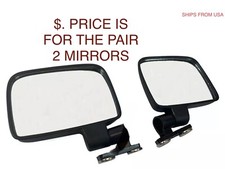 2-VINYL COATED 228LB RATED MAGNET TRACTOR MIRROR KUBOTA B BX JOHN DEERE MOWER