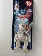 GLORY the bear 1999 McDonalds Beanie Babies RARE ERRORS 1993/Oakbrook