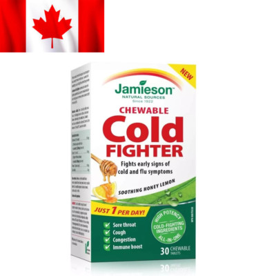 Jamieson Cold Fighter 30 Chewable Once daily formula