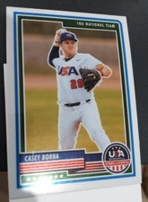 2023 USA Stars & Stripes Casey Borba #3 Chrome Optichrome NATIONAL TEAM