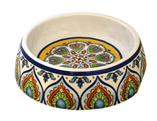 8.5" Melamine Dog Bowl 4 Cup Non Tip Pet Food Water Dish Heavy Duty