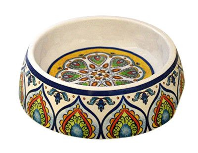 8.5'' Melamine Pet Bowl   4 Cup Dog or Cat Food & Water Dish
