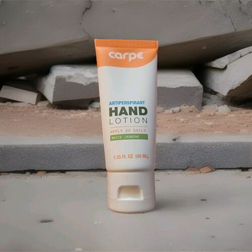 CARPE~ANTIPERSPIRANT~WHITE JASMINE~HAND LOTION FOR PALM PERSPIRATION 1.35oz 167