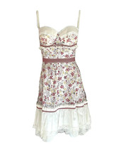D&G romantic floral laced cotton dress - Size 44IT (M)